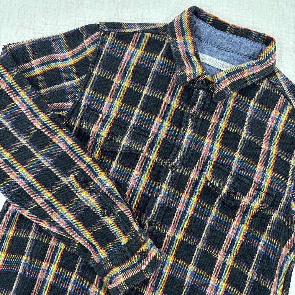 Outerknown Button Up Shirt Mens Size Small Blanket Plaid Button Up
